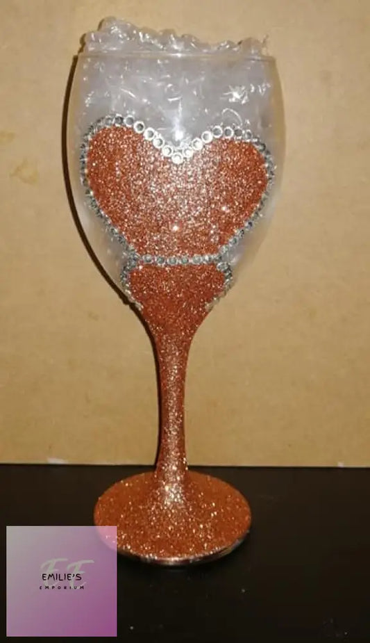 Handmade Dress Shape - Glitter Glass