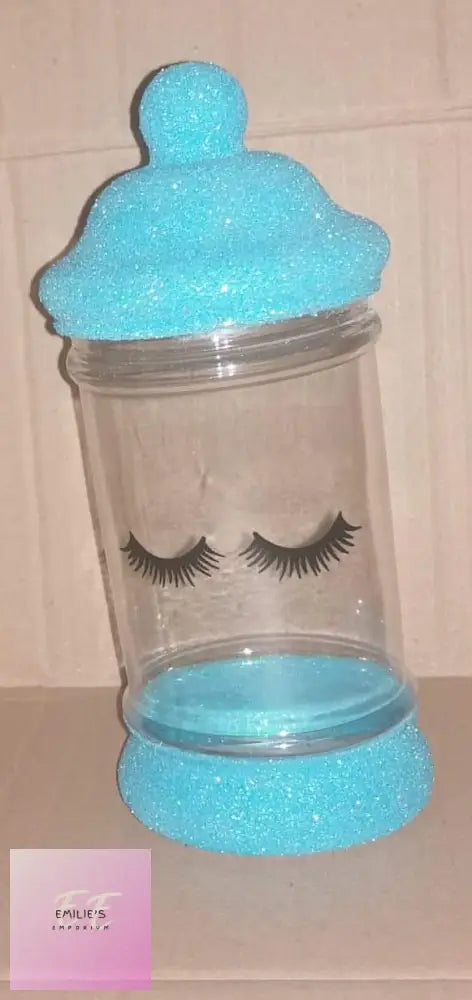 Handmade Eyelash Containers - With Glitter