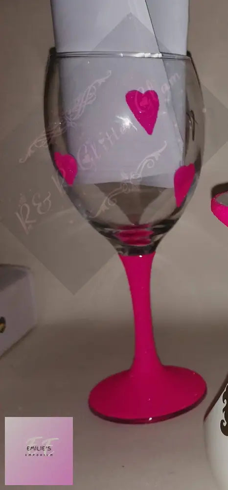 Handmade Glitter Heart Glasses - With A Pair Of Coloured Socks