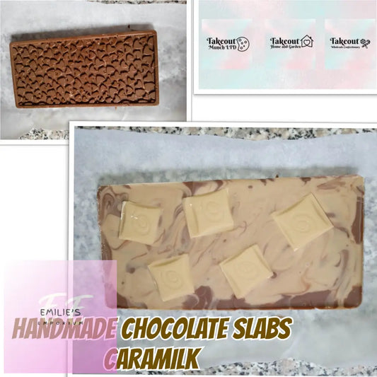 Handmade Milk Chocolate And Golden Caramilk Slab