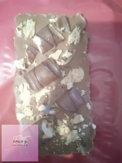 Handmade Milk Chocolate And Kinder Bueno Bubble Slab