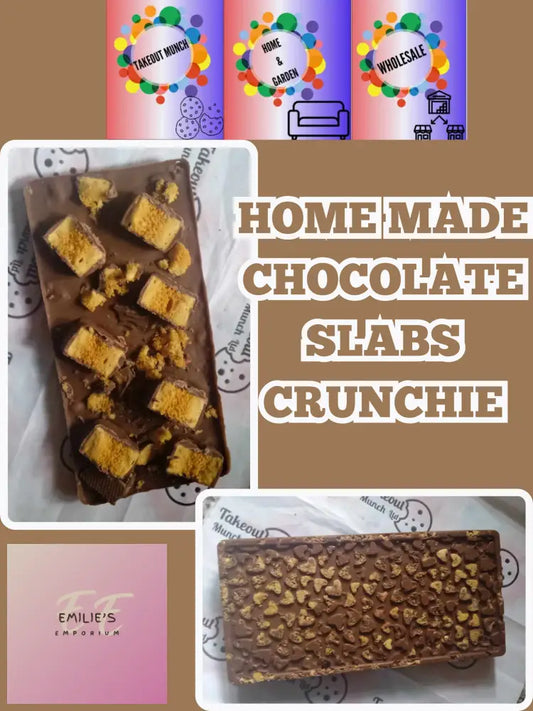 Handmade Milk Chocolate With Crunchie Slab