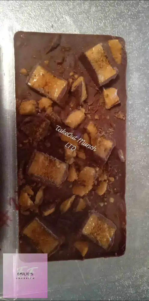 Handmade Milk Chocolate With Crunchie Slab