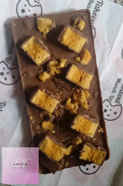 Handmade Milk Chocolate With Crunchie Slab