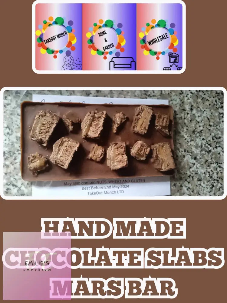 Handmade Milk Chocolate With Mars Bar Slab