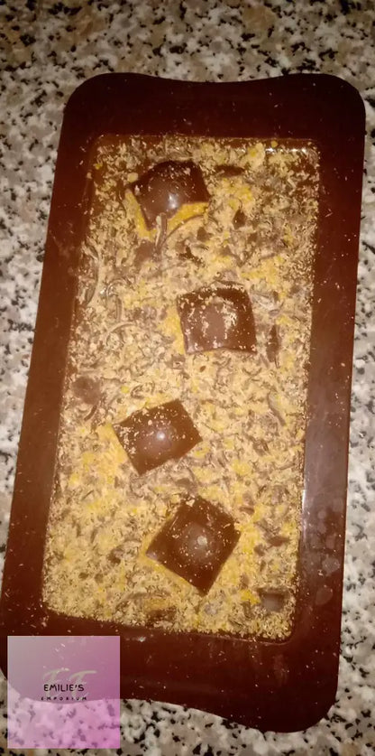 Handmade Milk Chocolate With Orange Aero Slab