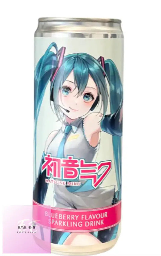 Hatsune Miku Sparkling Drink Blueberry 330Ml