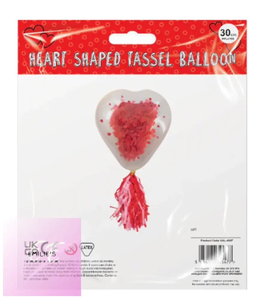 Heart Shaped Tassel Balloon