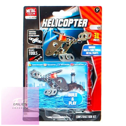 Helicopter Metal Model Kit