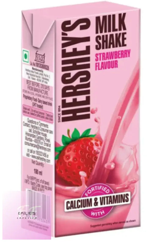 Hersheys Strawberry Flavoured Milk Shake 180Ml
