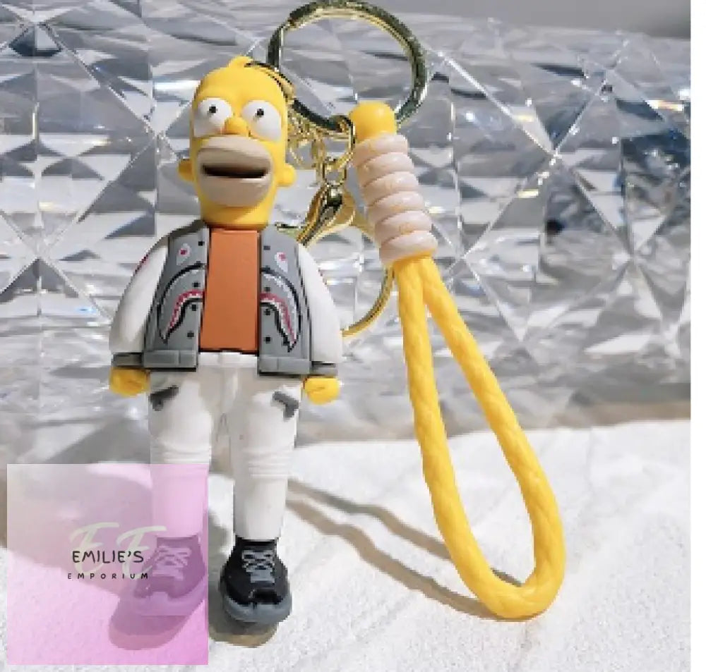 Homer Simpson Key Ring