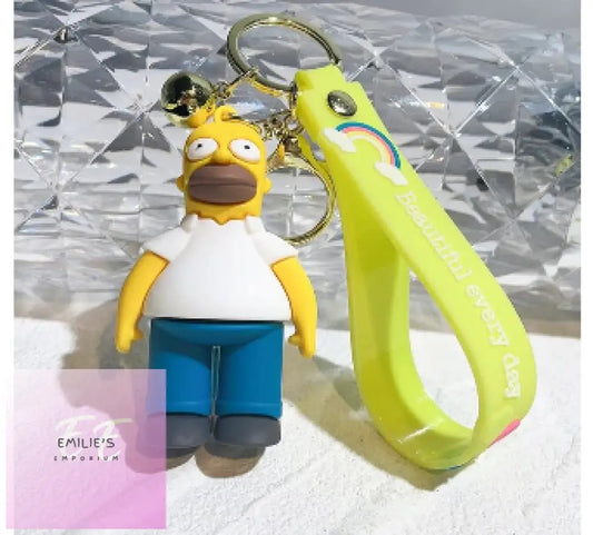 Homer Simpson Key Ring