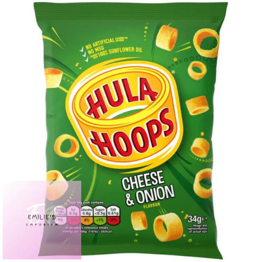 Hula Hoops Cheese & Onion- Case Size - 32X34G