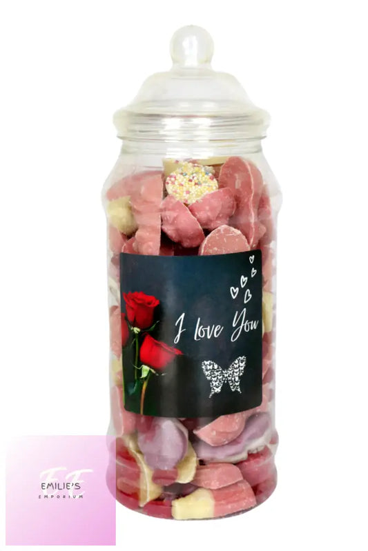 I Love You Pink Sweets Jar 600G