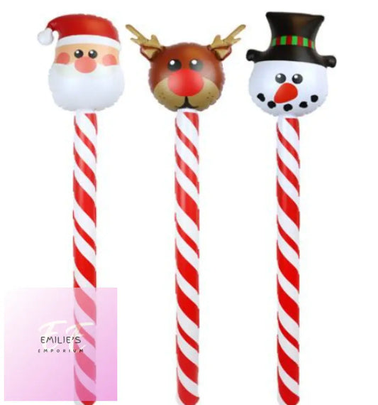 Inflatable Christmas Stick Assorted Festive Designs Picked At Random