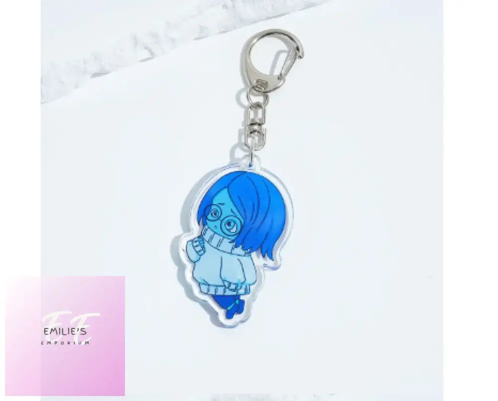 Inside Out Key Rings- Character Choices Blue