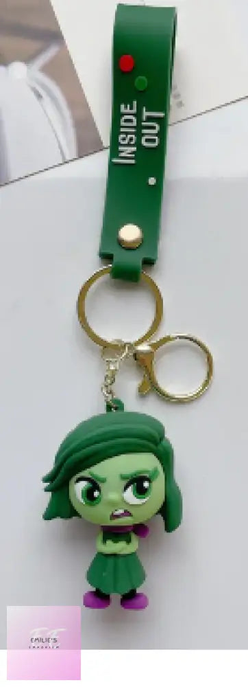 Inside Out Key Rings- Character Choices Green