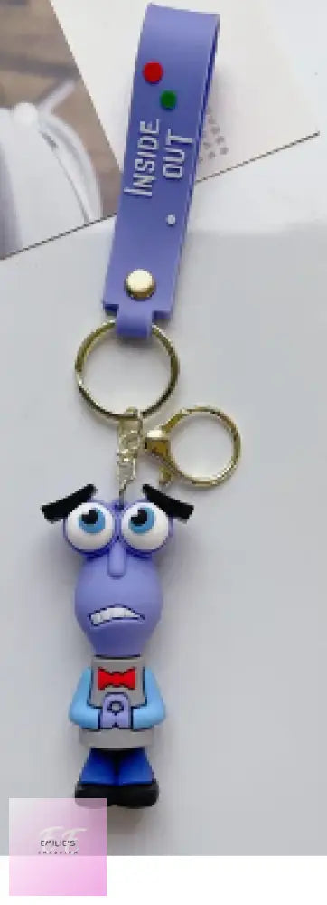 Inside Out Key Rings- Character Choices Purple