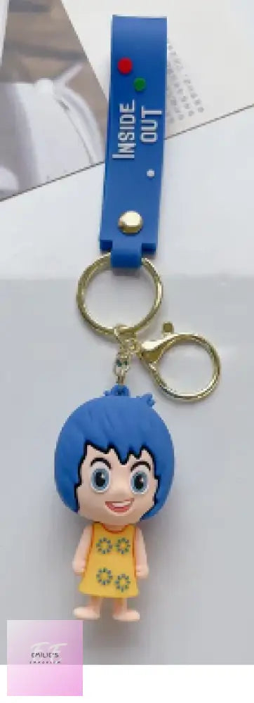 Inside Out Key Rings- Character Choices Yellow