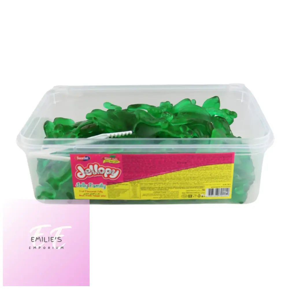 Jellopy Halal Jelly Frogs Tub 900G