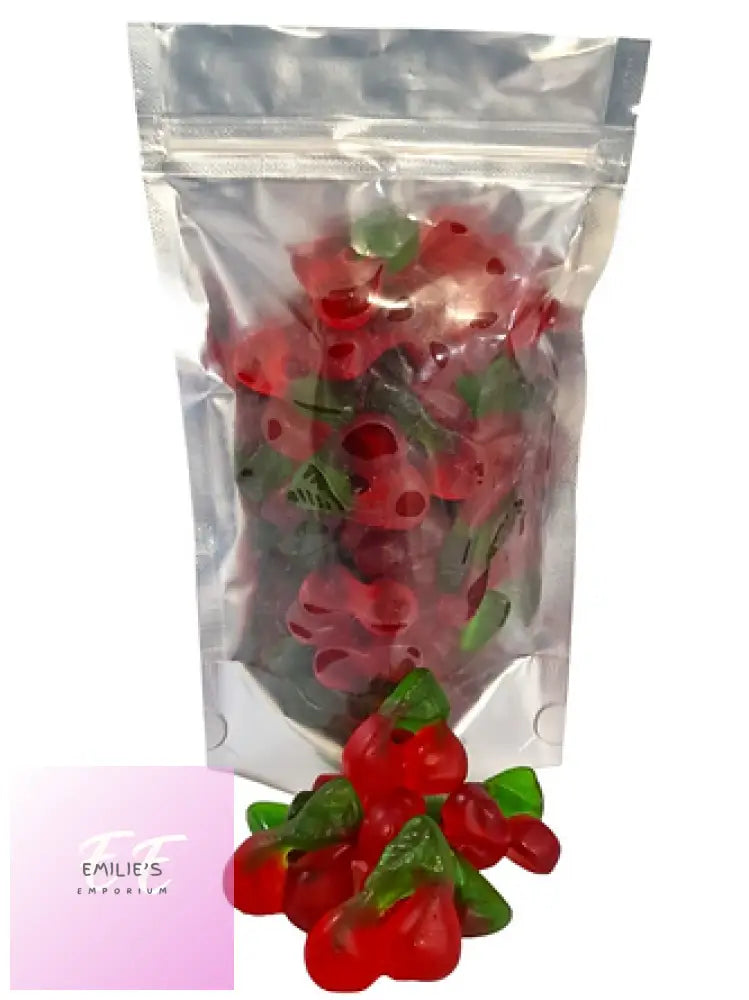 Jelly Cherries - Silver Pouch