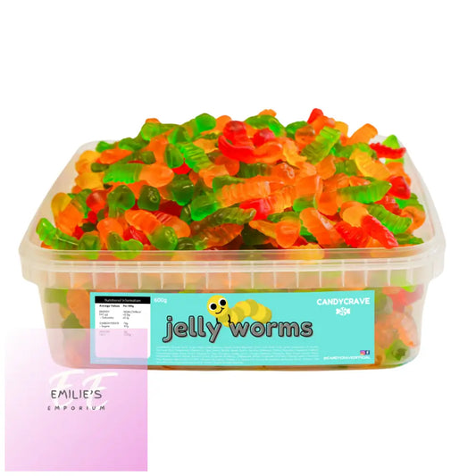 Jelly Worms Tub (Candycrave) 600G Candy & Chocolate