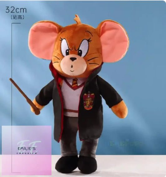 Jerry Dressed As Harry Potter Plush Toy 32Cm