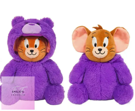Jerry Wearing Purple Bear Costume 22Cm