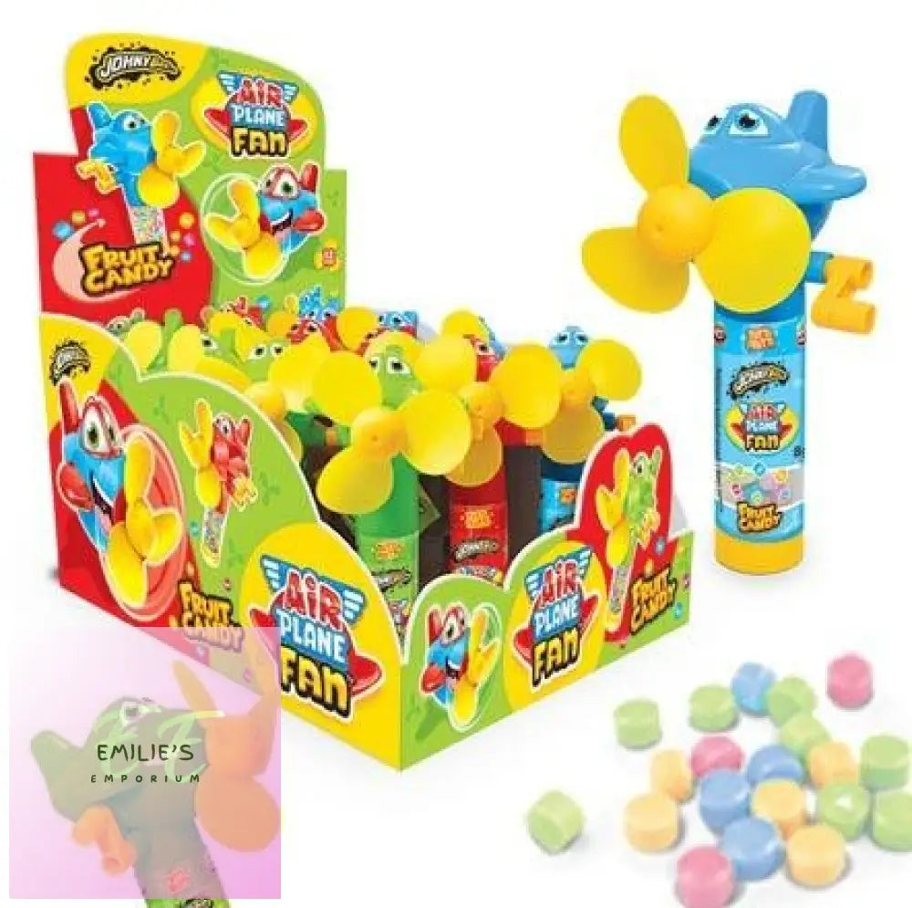 Johnny Bee Airplane Fan Candy 12 Count