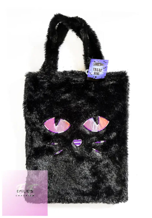 Jumbo Deluxe Plush Black Cat Bag