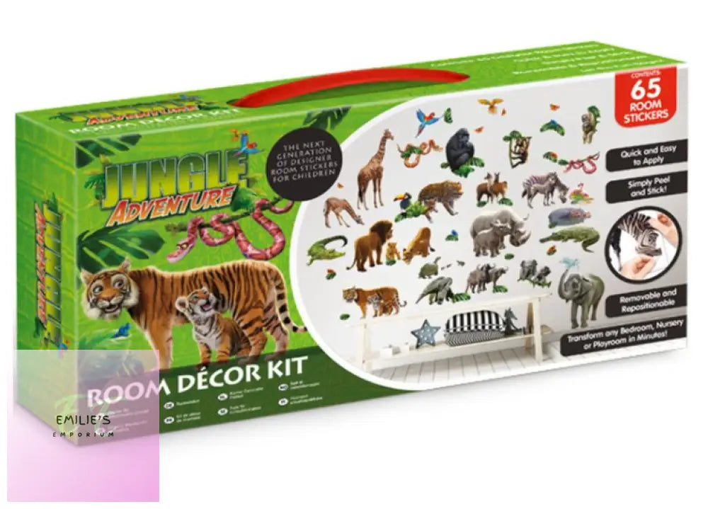 Jungle Adventure Mega Room Decor Sticker Kit