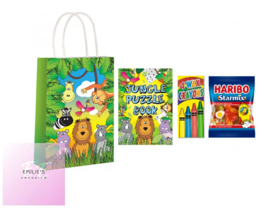 Jungle Party Gift Bag Pre Filled - Includes 2 Items + Haribo Starmix