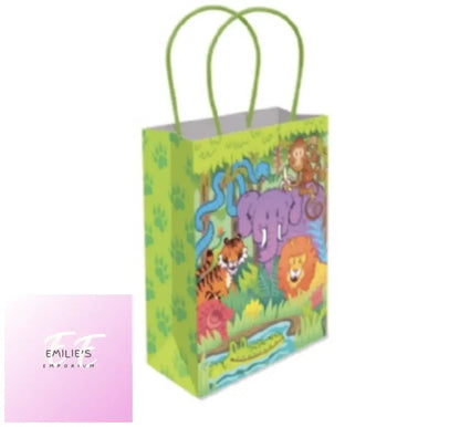 Jungle Party Gift Bag Pre Filled - Includes 4 Items + Haribo Strawbs