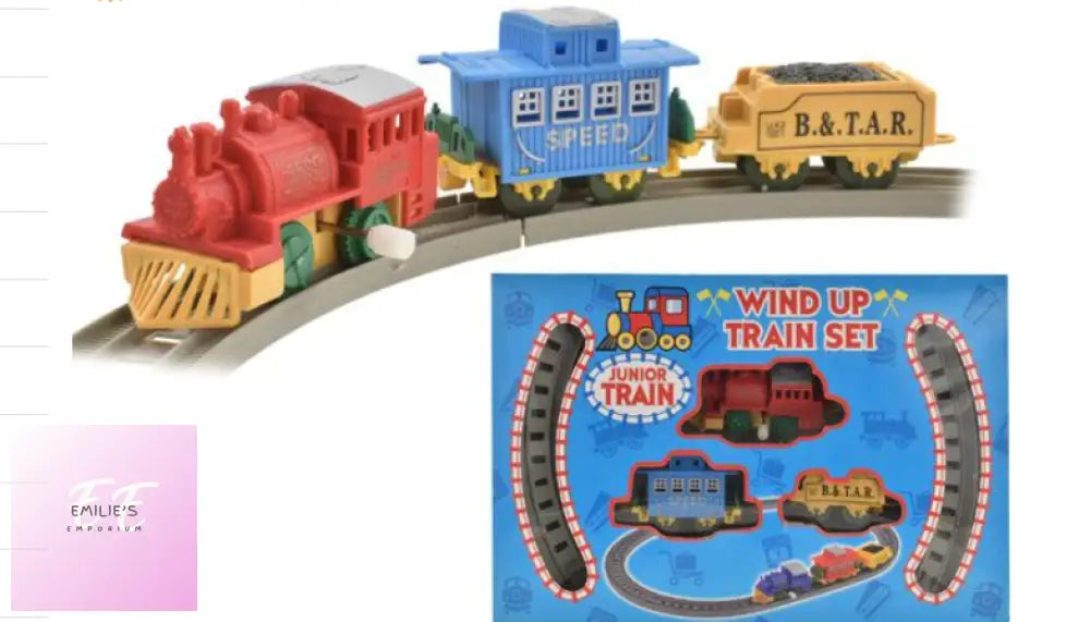 Junior Wind Up Train Set X6