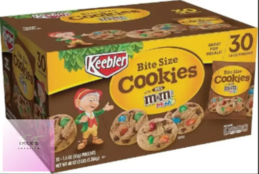 Keebler Chocolate Chips Cookies With M&M’s 1.6Oz/45.3G – Pack Of 30