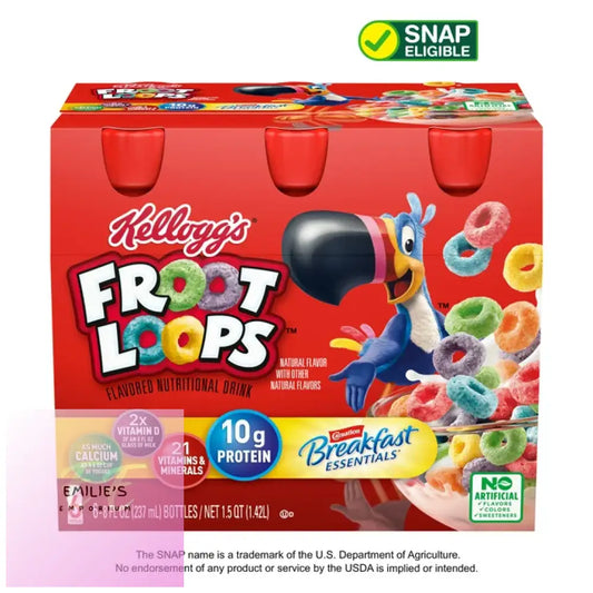 Kellogg’s Froot Loops Flavored Drink 8Fl Oz/237Ml – Pack Of 24