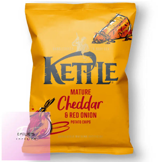Kettle Chips Mature Cheddar & Red Onion 18X40G