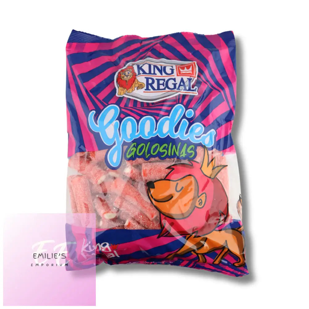 King Regal Mega Sour Strawberry Bites 1Kg