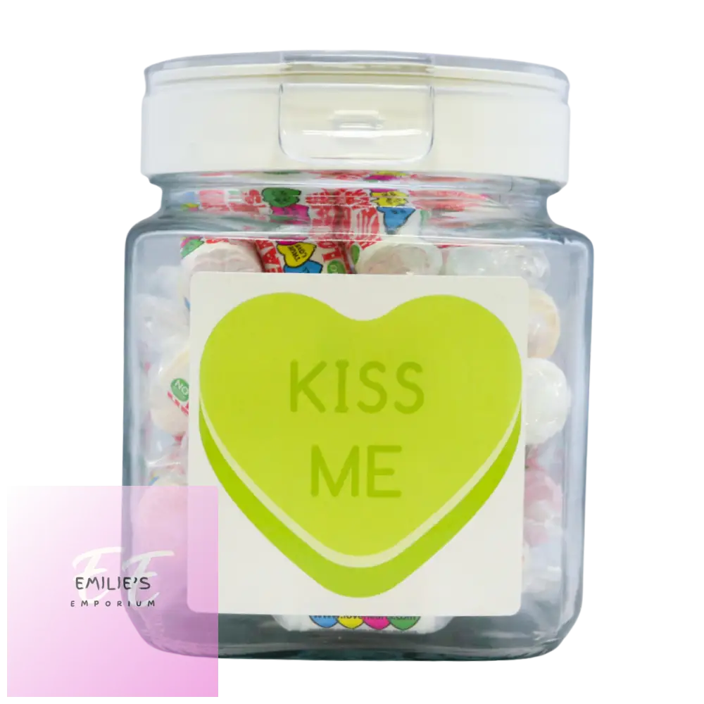 Kiss Me Love Heart Jar 450G