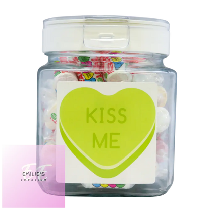 Kiss Me Love Heart Jar 450G