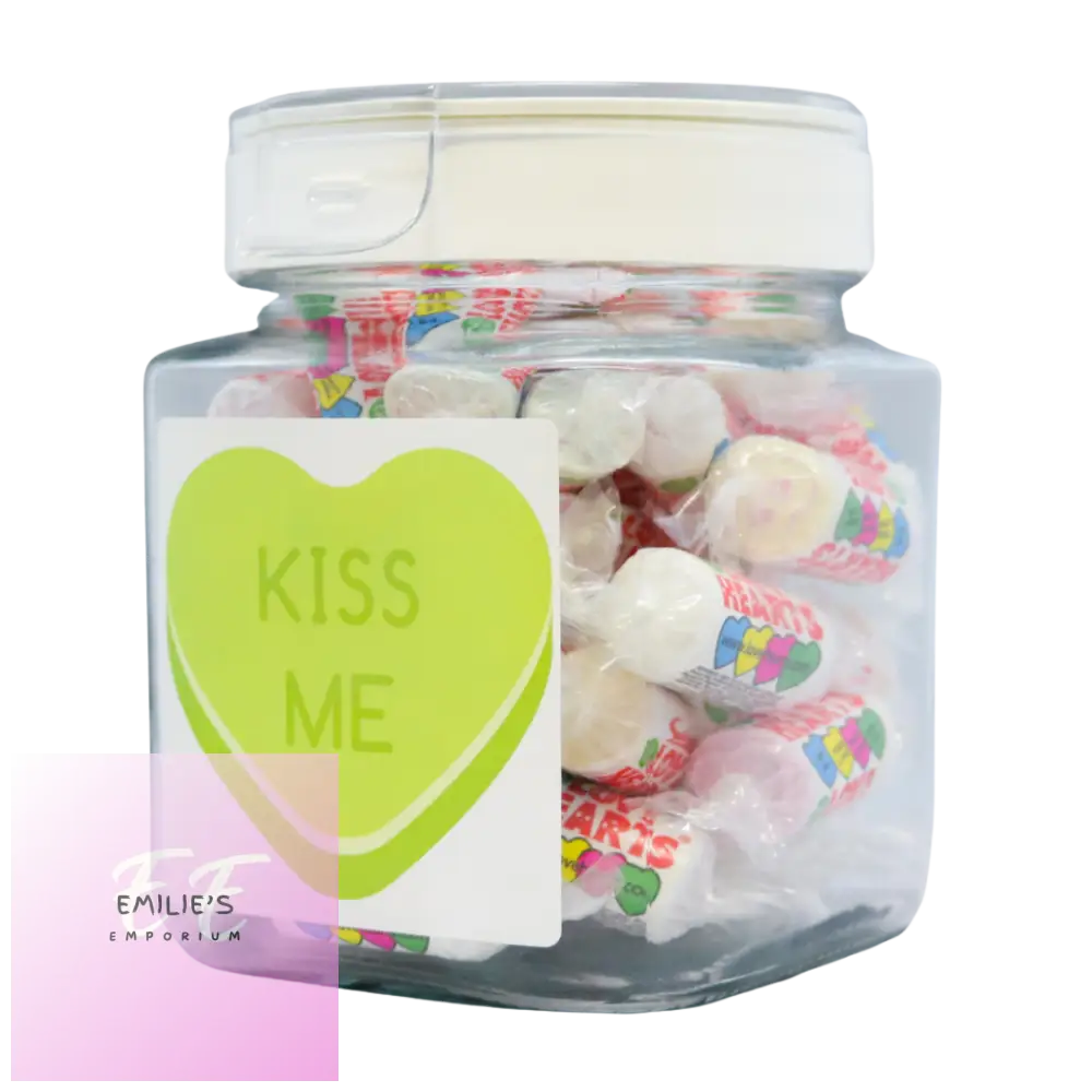 Kiss Me Love Heart Jar 450G