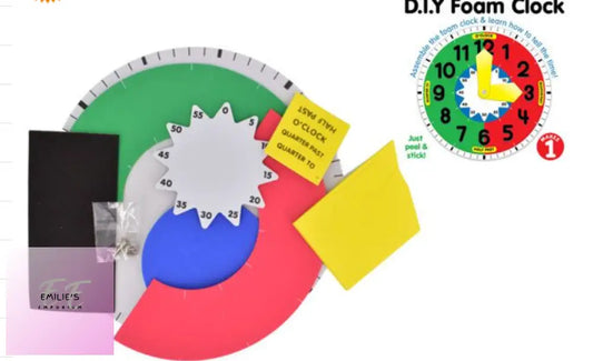 Kreative Kids Make Your Own Foam Clock