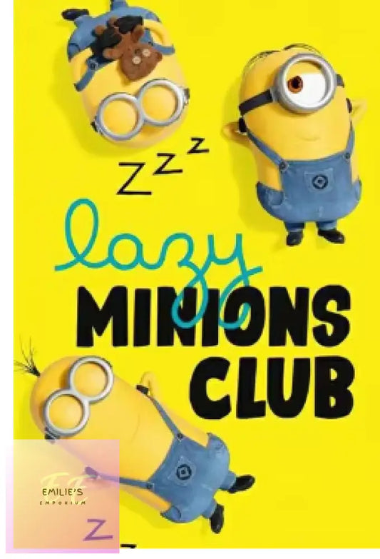 Lazy Minions Club Diamond Art- 40X30Cm