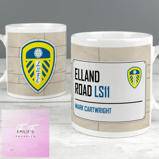 Leeds United Fc Street Sign Mug