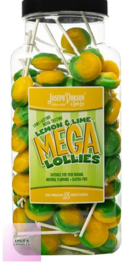 Lemon & Lime Mega Lolly (Dobsons) 90 Count