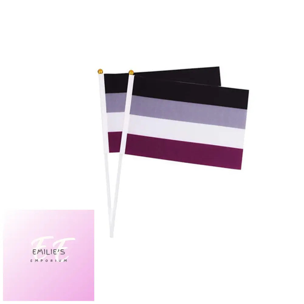 Lgbt Flags 14X21 Cm - Choice Of Designs Asexuality Flag