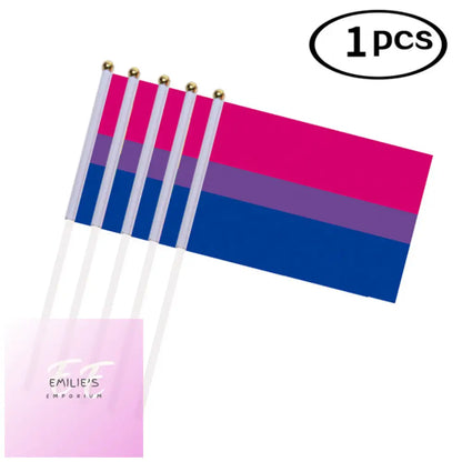 Lgbt Flags 14X21 Cm - Choice Of Designs Bi Sexual