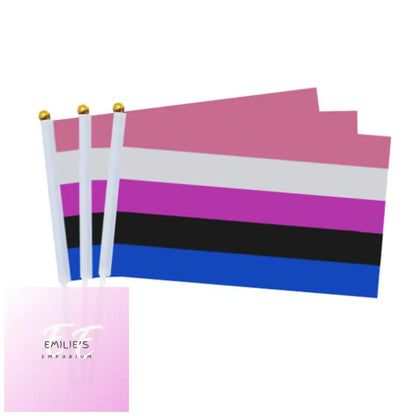 Lgbt Flags 14X21 Cm - Choice Of Designs Gender Flag