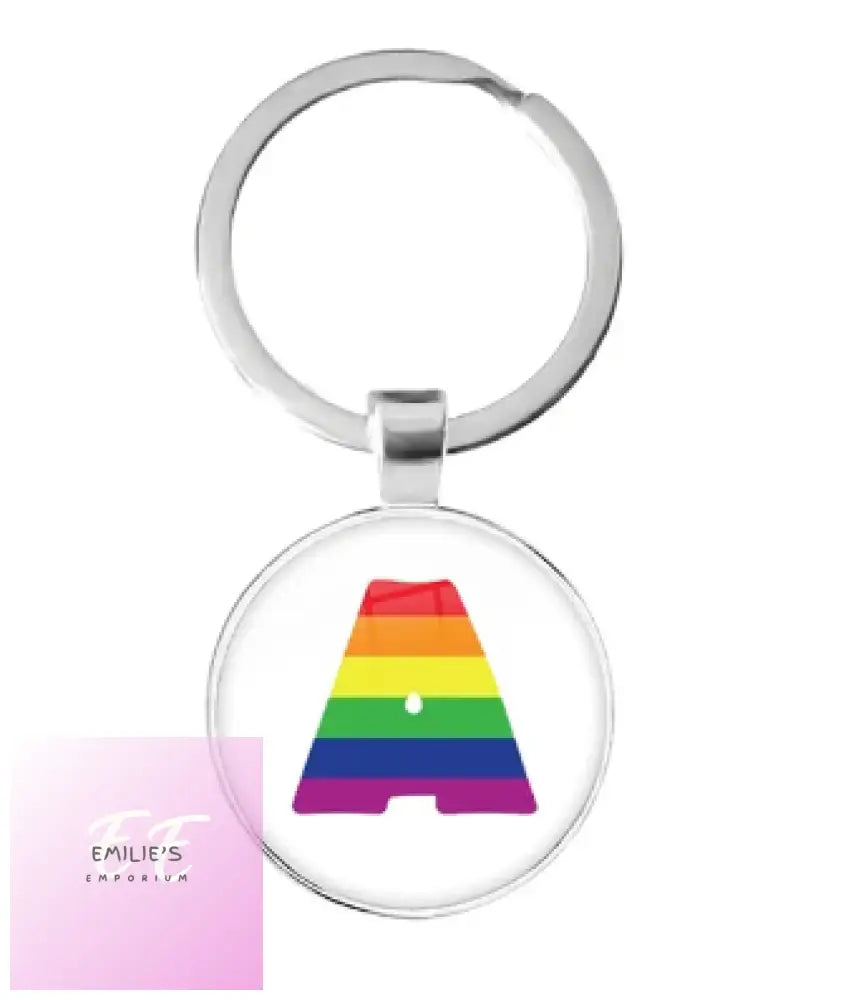 Lgbt Initial Key Rings A