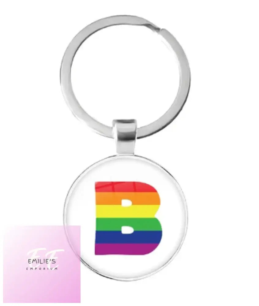 Lgbt Initial Key Rings B